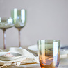 Bloomingville Ensemble de 4 verres Aston en bronze - 82072594 Bloomingville Ensemble de 4 verres Aston en bronze - 82072594