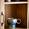 Bloomingville Nigel mokken blauw set van 4 stuks - 82072479 Bloomingville Nigel mokken blauw set van 4 stuks - 82072479