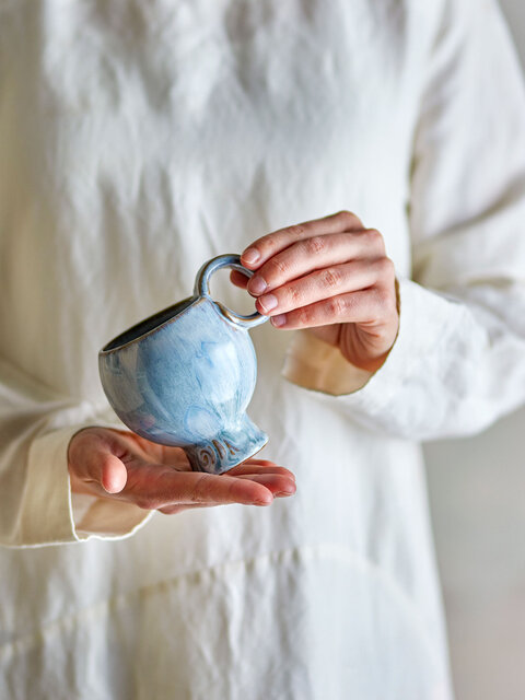 Bloomingville Ensemble de 4 mugs Avonlea bleus - 82072481