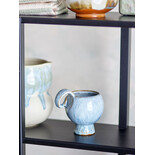 Bloomingville Avonlea mokken blauw set van 4 stuks - 82072481 Bloomingville Avonlea mokken blauw set van 4 stuks - 82072481