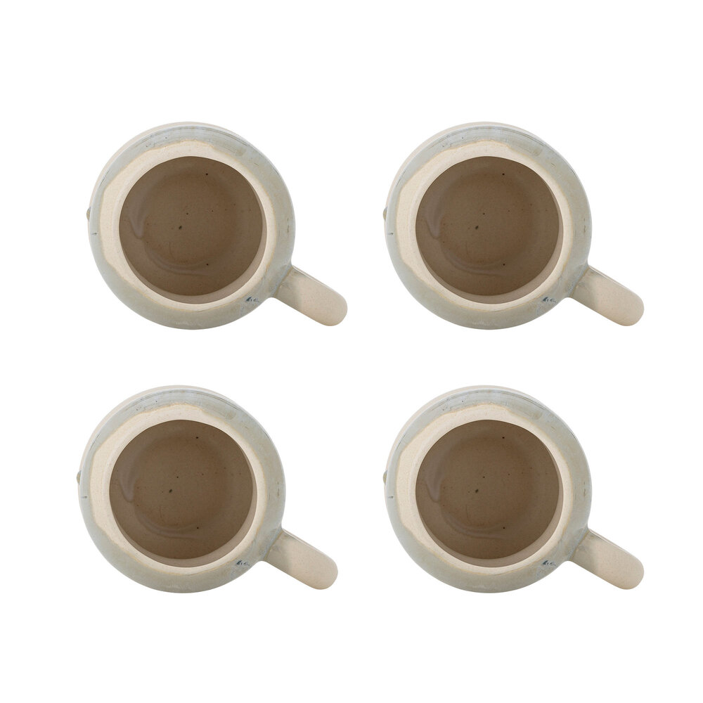 Bloomingville Ensemble de 4 mugs Luna bleus - 82062967