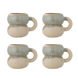 Bloomingville Luna mugs blue set of 4 pieces - 82062967