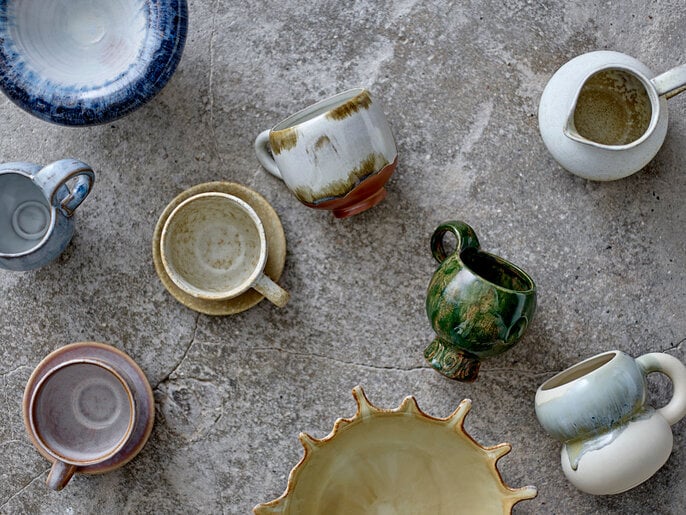 Bloomingville Luna krus blå sett med 4 deler - 82062967