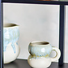 Bloomingville Luna mokken blauw set van 4 stuks - 82062967 Bloomingville Luna mokken blauw set van 4 stuks - 82062967