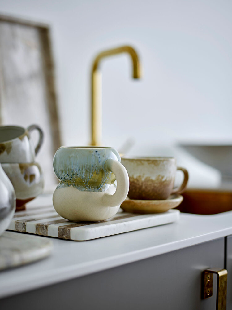 Bloomingville Ensemble de 4 mugs Luna bleus - 82062967