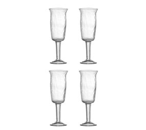 Bloomingville Asha vinglass Ø6x17,5 cm sett med 4 deler Bloomingville Asha vinglass Ø6x17,5 cm sett med 4 deler