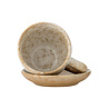 Bloomingville Brenta kop en schotel naturel set van 4 stuks - 82072416 Bloomingville Brenta kop en schotel naturel set van 4 stuks - 82072416