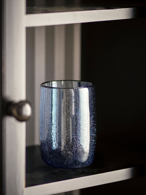 Bloomingville Ensemble de 4 verres Tabby bleus - 82072664 Bloomingville Ensemble de 4 verres Tabby bleus - 82072664