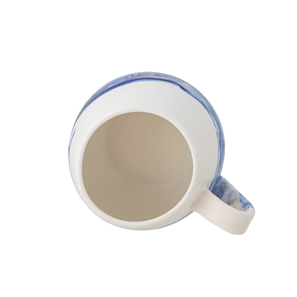 Bloomingville Lyre mokken blauw set van 4 stuks - 82072550 Bloomingville Lyre mokken blauw set van 4 stuks - 82072550