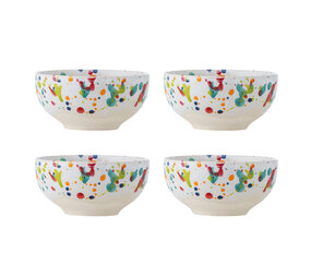 Bloomingville Freckles bowls set of 4 pieces Bloomingville Freckles bowls set of 4 pieces