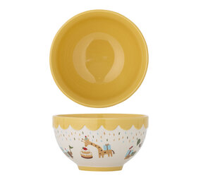 Bloomingville Mini Juego de 6 cuencos Celebrate amarillos