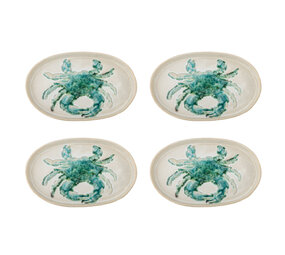 Bloomingville Had plates green set of 4 pieces Bloomingville Had plates green set of 4 pieces