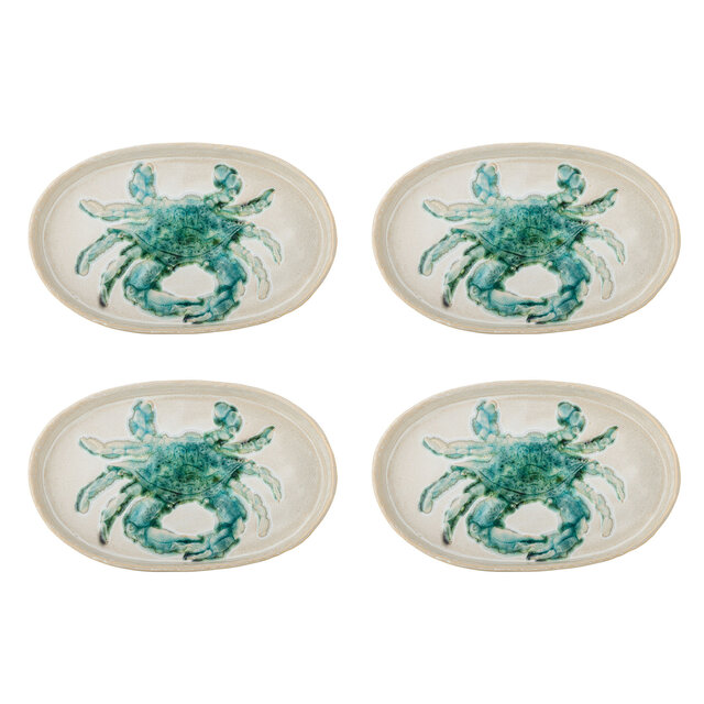 Bloomingville Hadden borden groen set van 4 stuks - 82072613