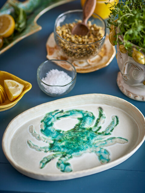 Bloomingville Hadden borden groen set van 4 stuks - 82072613