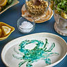 Bloomingville Hadden borden groen set van 4 stuks - 82072613 Bloomingville Hadden borden groen set van 4 stuks - 82072613