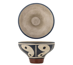 Bloomingville Elfrida decoratie schaal zwart