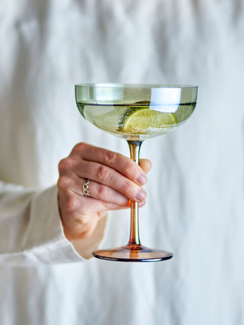 Bloomingville Aston cocktailglass bronse sett med 4 - 82072593 Bloomingville Aston cocktailglass bronse sett med 4 - 82072593