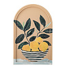 Bloomingville Décoration murale Limone jaune - 82065029 Bloomingville Décoration murale Limone jaune - 82065029
