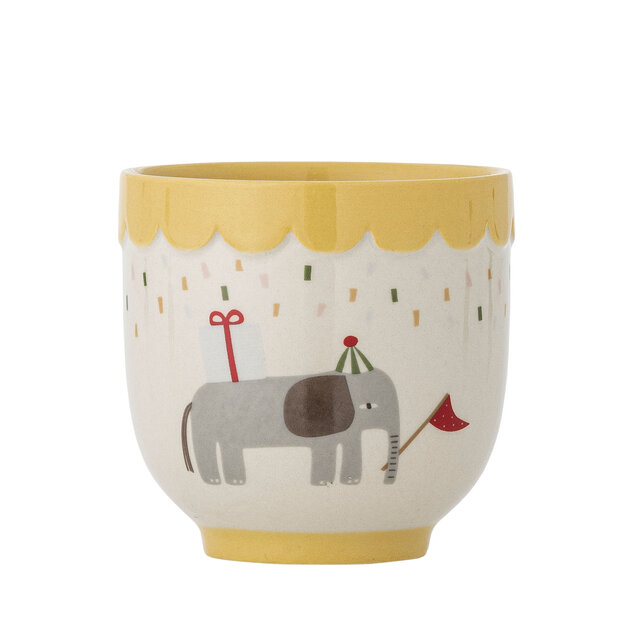 Bloomingville Mini Celebrate mokken geel set van 6 stuks - 82063088