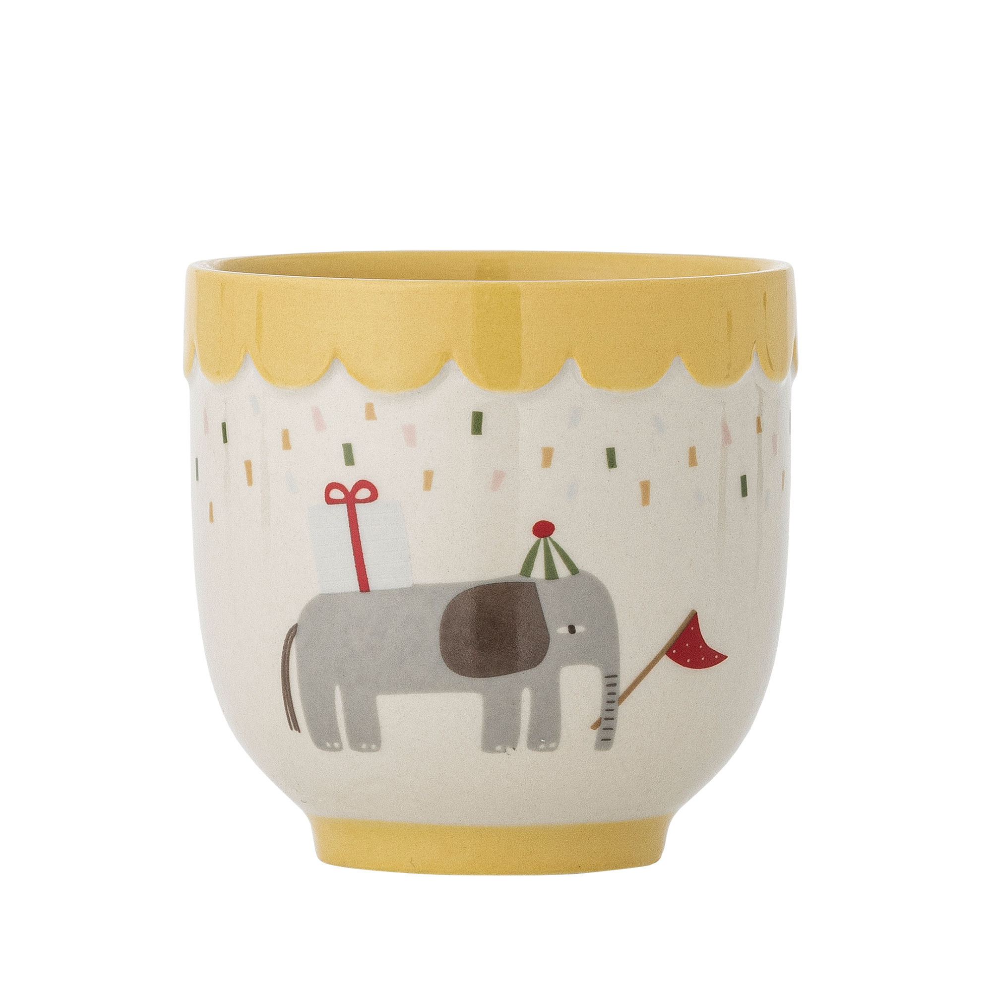 Bloomingville Mini Celebrate mokken geel set van 6 stuks - 82063088