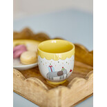 Bloomingville Mini Tazze Celebrate gialle set da 6 pezzi - 82063088 Bloomingville Mini Tazze Celebrate gialle set da 6 pezzi - 82063088