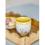 Bloomingville Mini Celebrate mokken geel set van 6 stuks - 82063088 Bloomingville Mini Celebrate mokken geel set van 6 stuks - 82063088