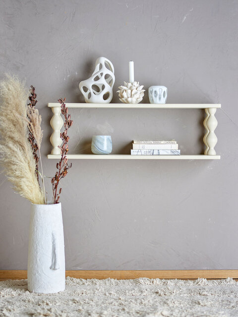 Bloomingville Étagère murale Salino blanche - 82065155 Bloomingville Étagère murale Salino blanche - 82065155