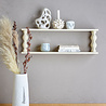 Bloomingville Étagère murale Salino blanche - 82065155 Bloomingville Étagère murale Salino blanche - 82065155