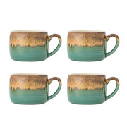 Bloomingville Sheen mugs green set of 4 pieces - 82072525 Bloomingville Sheen mugs green set of 4 pieces - 82072525