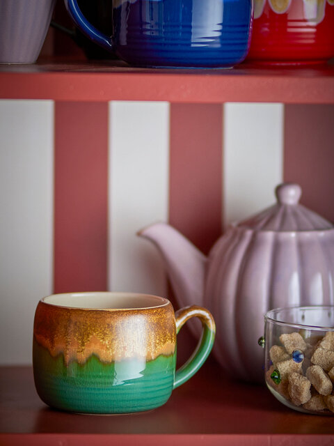 Bloomingville Sheen mugs green set of 4 pieces - 82072525 Bloomingville Sheen mugs green set of 4 pieces - 82072525