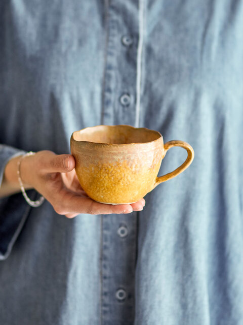 Bloomingville Ensemble de 6 mugs Milani jaunes - 82072533 Bloomingville Ensemble de 6 mugs Milani jaunes - 82072533