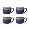 Bloomingville Sheen Tassen blau 4er Set - 82072527 Bloomingville Sheen Tassen blau 4er Set - 82072527