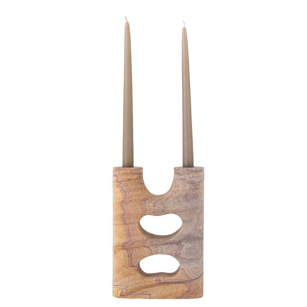 Bloomingville Lodi ljusstake naturfärgad - 82068574 Bloomingville Lodi ljusstake naturfärgad - 82068574