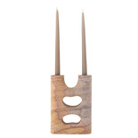 Bloomingville Lodi lysestage naturlig - 82068574