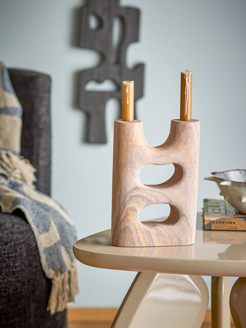 Bloomingville Lodi candlestick natural - 82068574