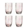 Bloomingville Brinley glasögon bruna set med 4 delar - 82072203 Bloomingville Brinley glasögon bruna set med 4 delar - 82072203