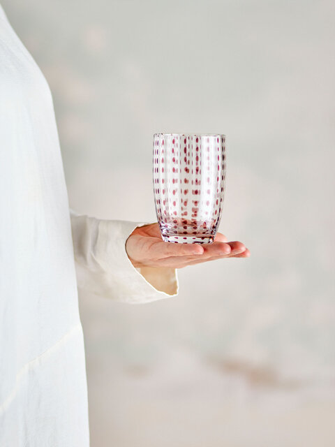 Bloomingville Brinley glasögon bruna set med 4 delar - 82072203 Bloomingville Brinley glasögon bruna set med 4 delar - 82072203