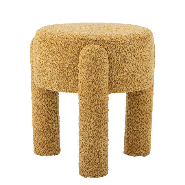 Bloomingville Bruno stool yellow - 82065099 Bloomingville Bruno stool yellow - 82065099