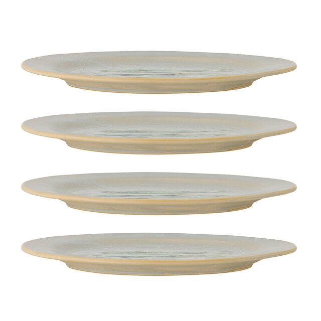 Bloomingville Hadden Teller grün Ø27cm 4er Set - 82072545