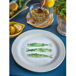 Bloomingville Hadden tallrikar gröna Ø27cm set med 4 delar - 82072545 Bloomingville Hadden tallrikar gröna Ø27cm set med 4 delar - 82072545