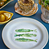 Bloomingville Hadden borden groen Ø27cm set van 4 stuks - 82072545 Bloomingville Hadden borden groen Ø27cm set van 4 stuks - 82072545