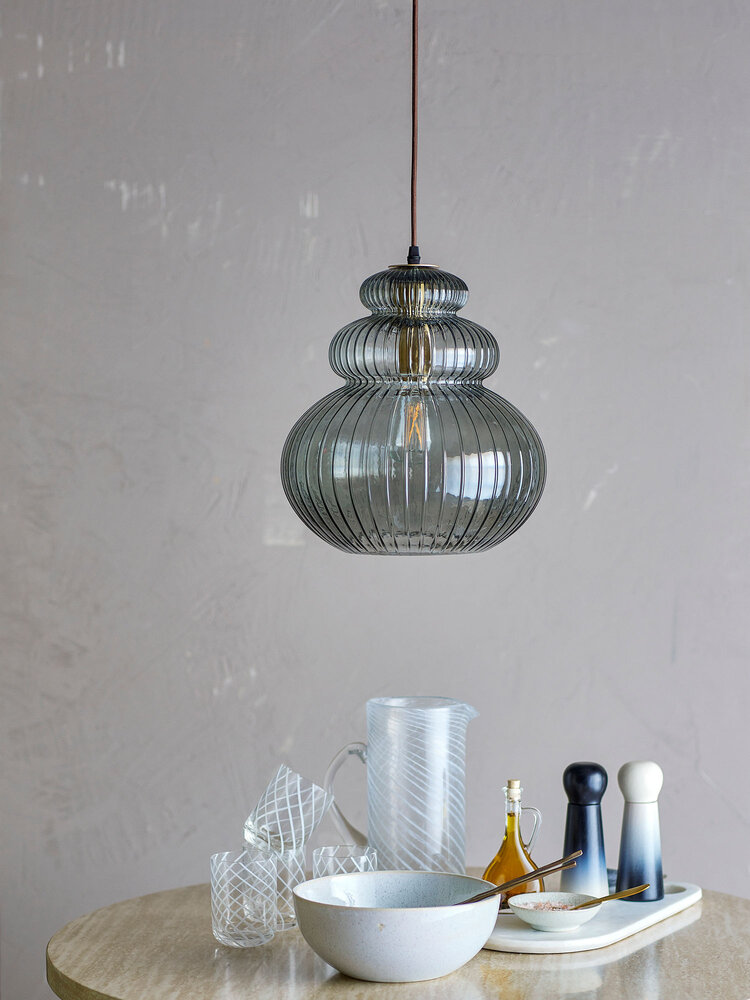 Bloomingville Sybia hanglamp grijs - 82063055 Bloomingville Sybia hanglamp grijs - 82063055