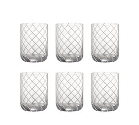 Bloomingville Havin glass set of 6 pieces Bloomingville Havin glass set of 6 pieces