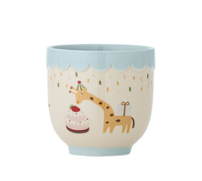 Bloomingville Mini Set di 6 tazze blu Celebrate Bloomingville Mini Set di 6 tazze blu Celebrate