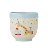 Bloomingville Mini Celebrate mokken blauw set van 6 stuks - 82063087 Bloomingville Mini Celebrate mokken blauw set van 6 stuks - 82063087