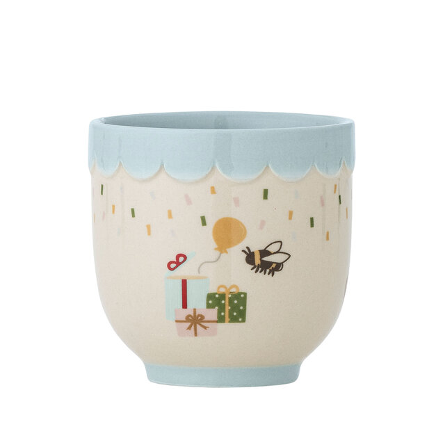 Bloomingville Mini Celebrate mokken blauw set van 6 stuks - 82063087