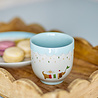Bloomingville Mini Celebrate mokken blauw set van 6 stuks - 82063087 Bloomingville Mini Celebrate mokken blauw set van 6 stuks - 82063087