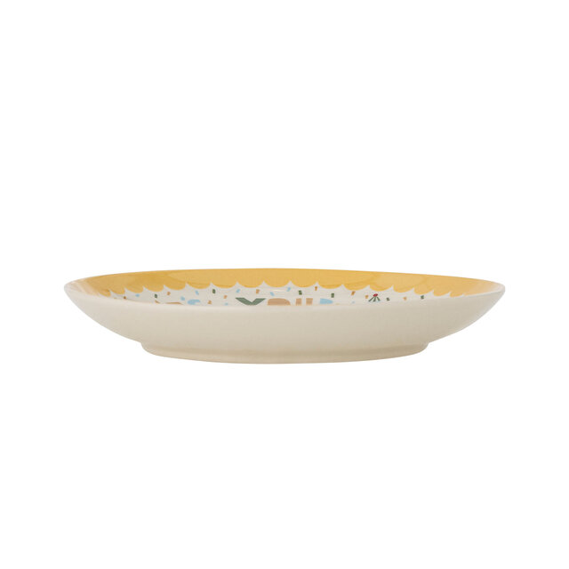 Bloomingville Mini Celebrate borden geel set van 6 stuks - 82072665