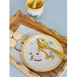 Bloomingville Mini Celebrate tallrikar gula set med 6 delar - 82072665 Bloomingville Mini Celebrate tallrikar gula set med 6 delar - 82072665