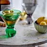 Bloomingville Corliss cocktail glazen groen set van 4 stuks - 82072449 Bloomingville Corliss cocktail glazen groen set van 4 stuks - 82072449